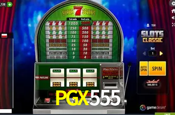 Tabela RTP dos jogos de cassino da PGX555